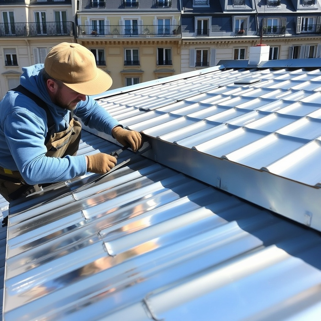 Zinguerie en action